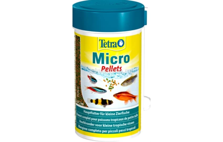 Корм Tetra Micro Pellets, микро-пеллеты, 100 мл