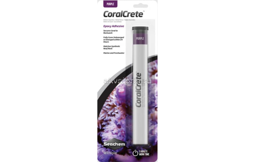 Клей для кораллов Seachem CoralCrete - Purple, 114 г
