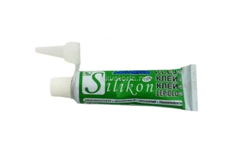 Герметик силиконовый аквариумный Jaba Silikon, бесцветный, 60 мл