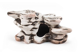 Декорация керамическая NOVAMARK HARDSCAPING Остров для черепах, белый