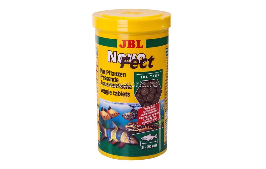 Корм для растительноядных рыб JBL NovoFect, 100 мл
