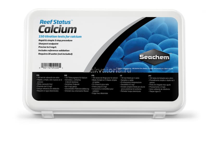 Тест для воды Seachem Reef Status: Calcium