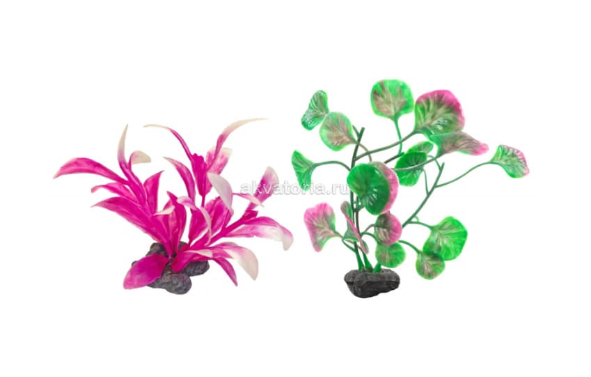 Искусственное растение Tetra DecoArt Plant XS Pink Refil, розовое, 6 см