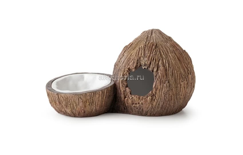 Убежище и поилка Hagen ExoTerra Coconut House 2in1 для террариума