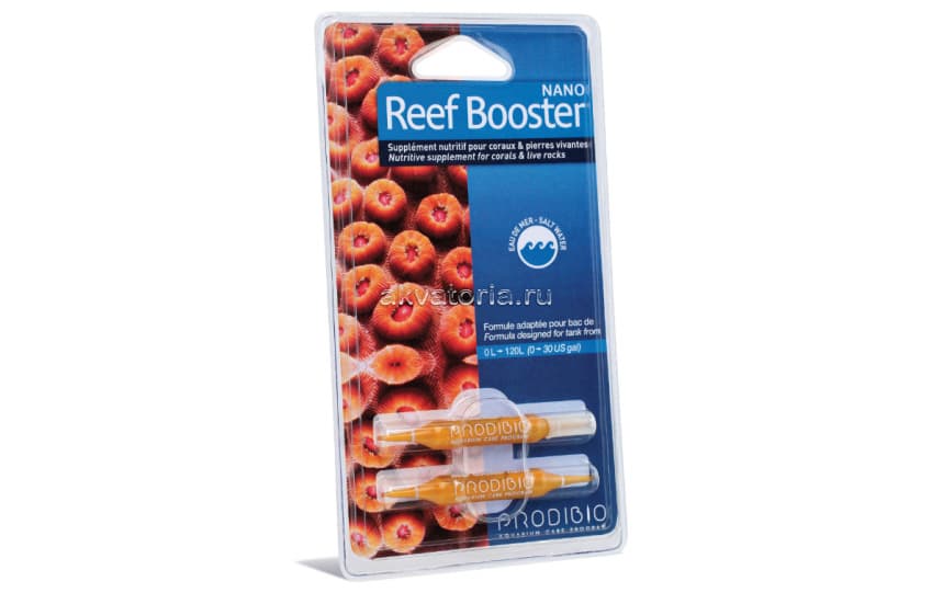 Пищевая добавка для кораллов и фильтраторов Prodibio Reef Booster Nano, 2 ампулы