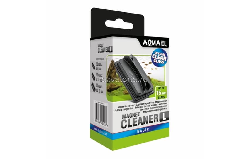 Скребок для аквариума магнитный Aquael MAGNET CLEANER L, большой