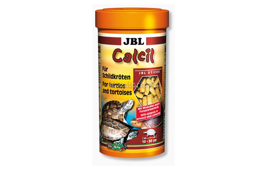 Корм с минералами для водных черепах JBL Calcil, 250 мл, палочки