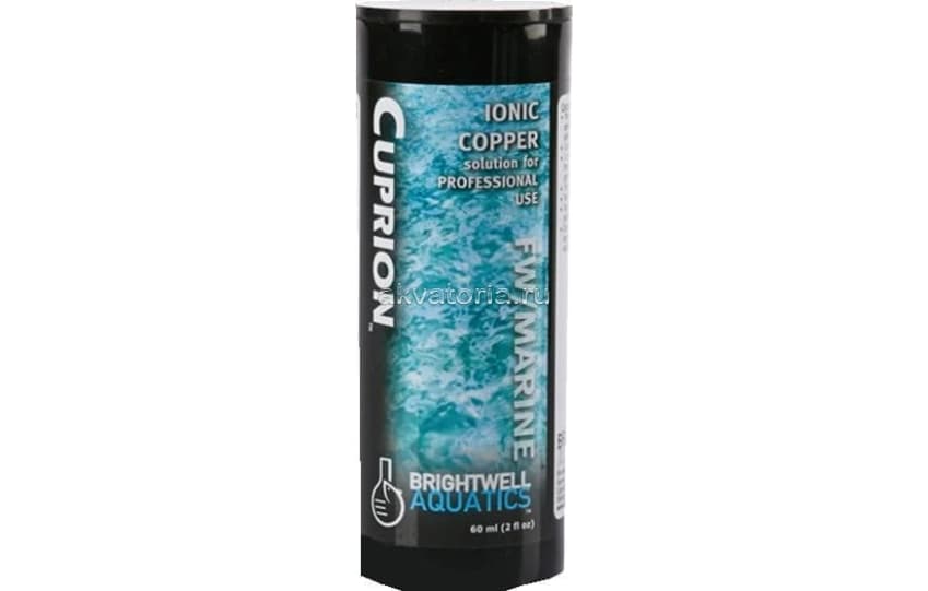 Раствор ионов меди Brightwell Aquatics Cuprion, 60 мл