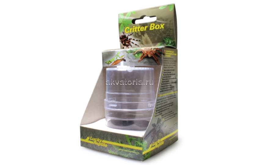 Инсектарий для пауков Lucky Reptile Critter Box, 13.5×20 см