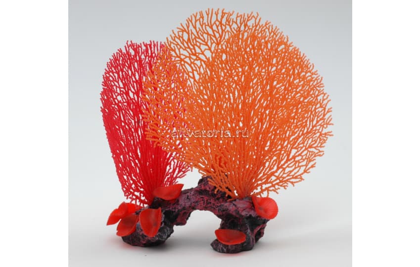 Искусственный коралл Vitality красно-оранжевый (SH9577A)
