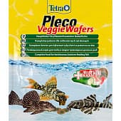 Корм Tetra Pleco Veggie Wafers, пластинки для питающихся на дне рыб, 15 г