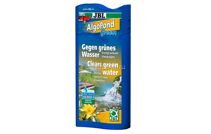 Кондиционер против плавающих водорослей JBL AlgoPond Green, 500 мл