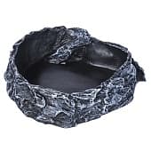 Миска Nomoy Pet круглая серая, 12×11х4 см