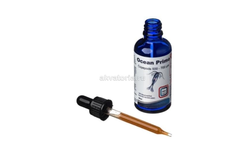 Планктоновые рачки для рыб и кораллов DVH Ocean Prime Copepods Liquid, 500-700 micron, 50 мл