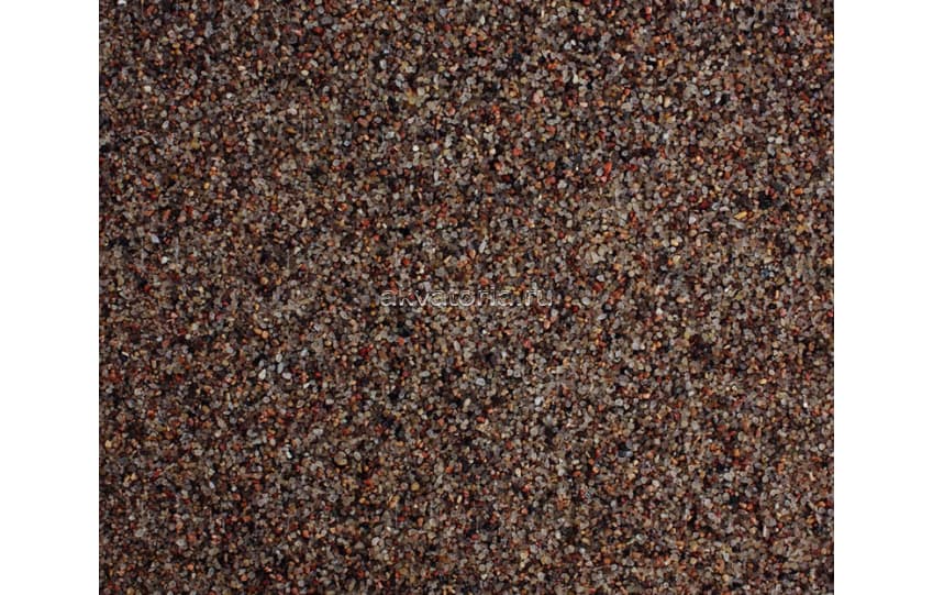Грунт Коричневый песок UDeco River Brown, 0,1-0,6 мм, 2 л