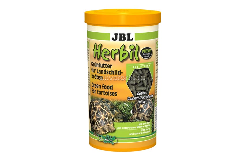 Корм для сухопутных черепах JBL Herbil, 1 л