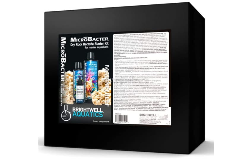 Набор для запуска аквариума Brightwell Aquatics MicroBacter Dry Rock Starter Kit, 450 л