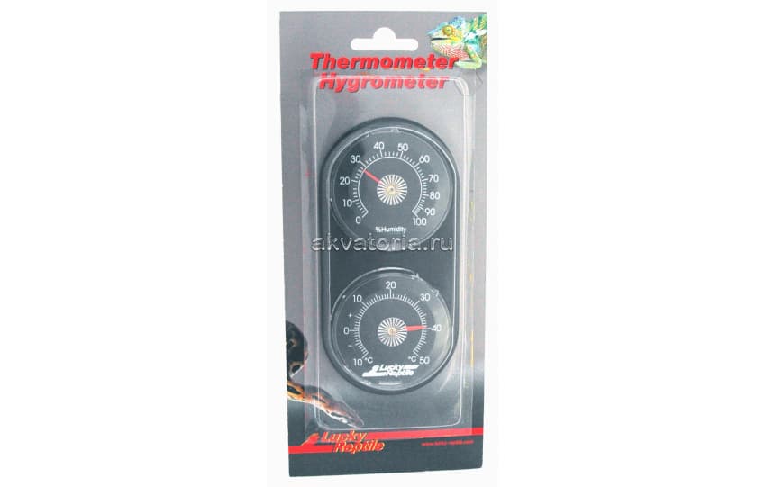 Термометр-гигрометр механический Lucky Reptile Thermometer-Hygrometer
