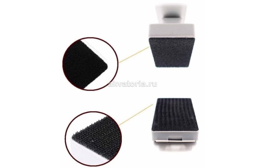 Скребок для аквариума магнитный Sunsun MB-105, белый