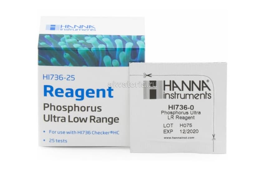 Реагенты для колометра на фосфор Hanna instruments Marine Phosphorus Checker Reagents
