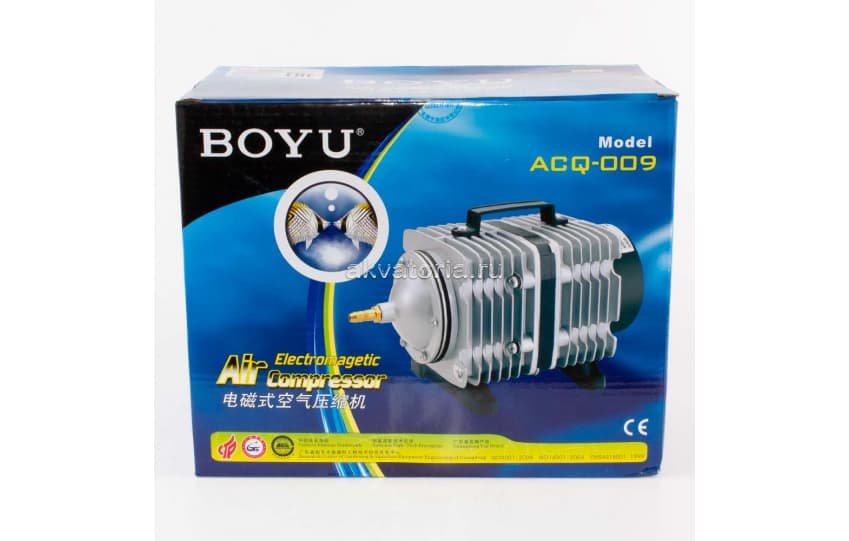 Компрессор поршневой BOYU ACQ-009, 105 Вт, 9600 л/ч