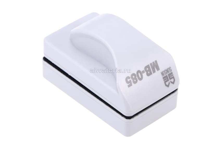 Скребок для аквариума магнитный Sunsun MB-085, белый
