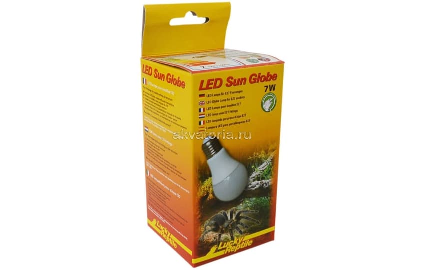 Террариумная светодиодная лампа Lucky Reptile Led Sun Globe, 7 Вт