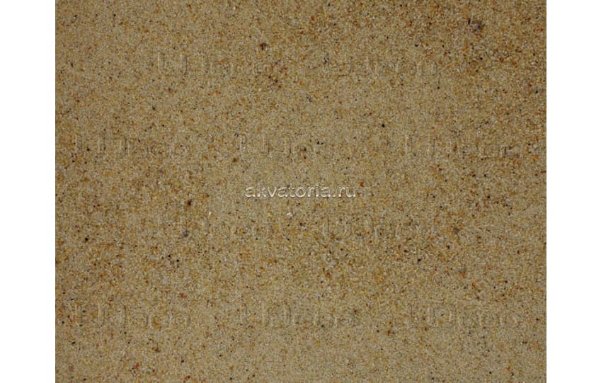 Грунт Янтарный песок UDeco River Amber, 0,1-0,6 мм, 6 л