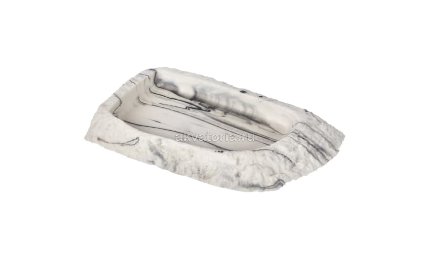Миска Nomoy Pet Серые линии XL, 18×8,5х2 см