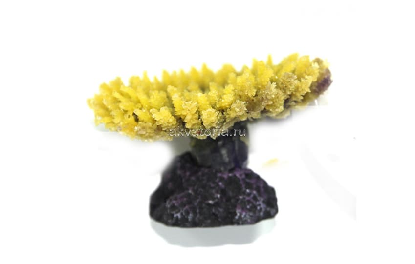 Искусственный коралл Vitality желтый, S (MA114Y)