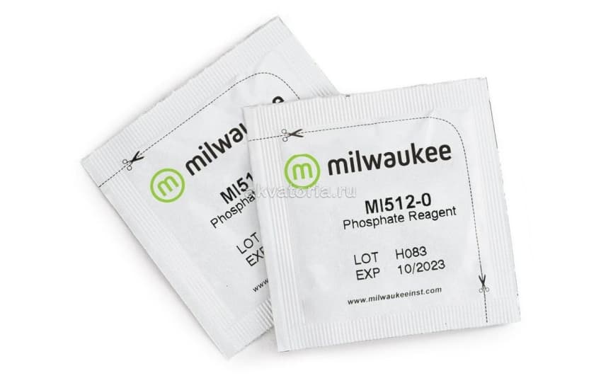 Набор реагентов для тестов на содержание фосфатов Milwaukee low range phosphate, 25 шт