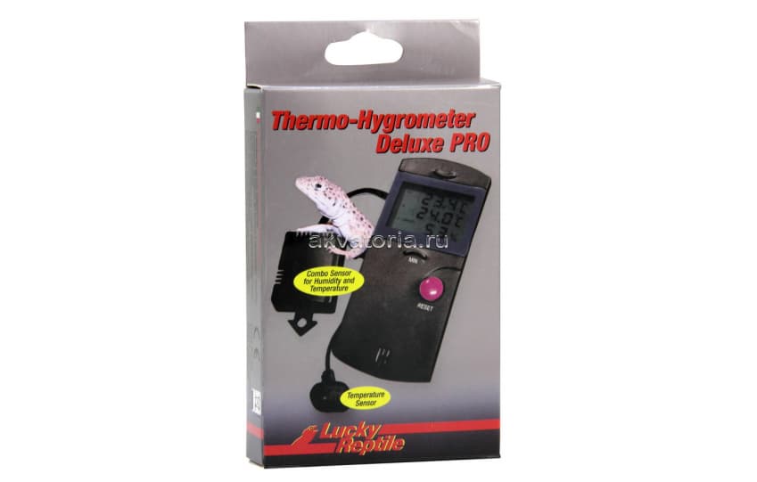 Термометр-гигрометр электронный Lucky Reptile Thermo-Hygrometer Deluxe PRO