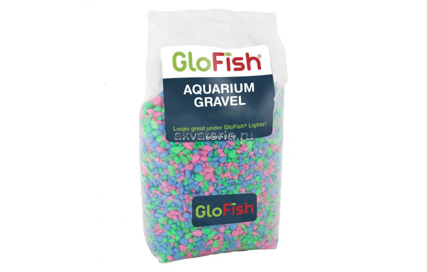 Грунт GLOFISH с флуоресцентным GLO-эффектом, разноцветный, 2,26 кг