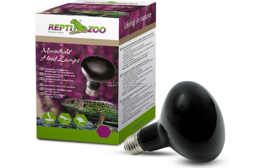 Террариумная ночная лампа Repti-Zoo Repti Night glow (95150D), 150 Вт