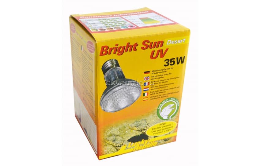 Террариумная ультрафиолетовая лампа Lucky Reptile Bright Sun Desert UV, металлогалогенная, 35 Вт