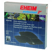 Губки угольные для фильтров Eheim 3e 450/700/600T 2076/78, 2178, 3 шт