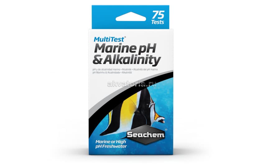 Тест для воды Seachem MultiTest pH & Alkalinity
