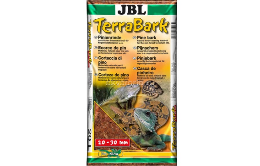 Субстрат из коры пании JBL TerraBark L, 20-30 мм, 20 л