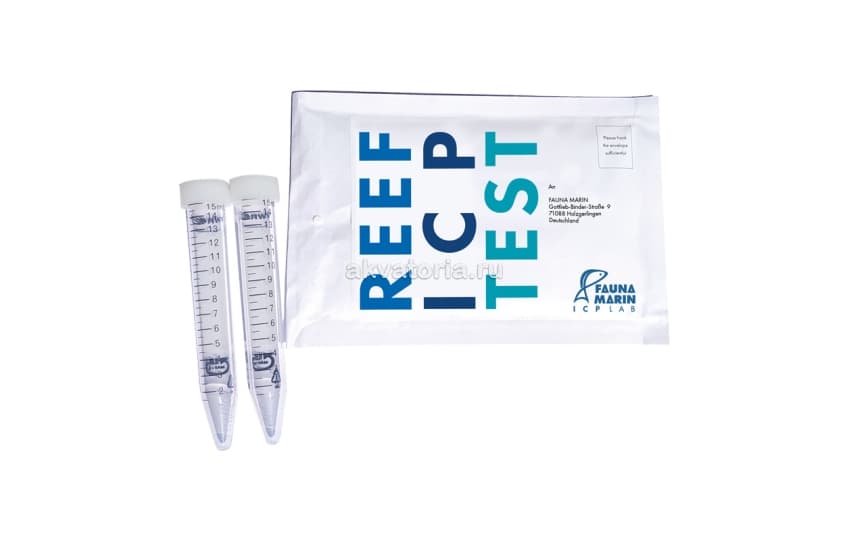 Лабораторный тест для морской воды Fauna Marin REEF ICP WATERANALYSIS, 6 тестов