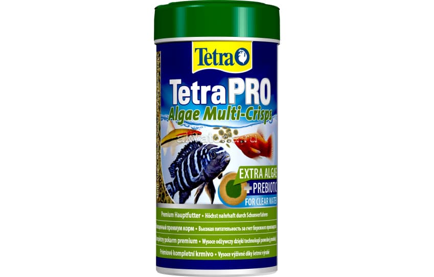 Корм Tetra Pro Algae, чипсы, для растительноядных рыб, 250 мл