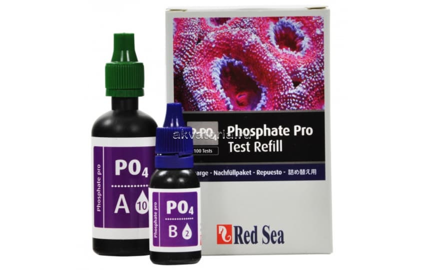 Реактивы для теста на фосфаты Red Sea Phosphate Pro