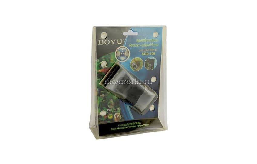 Скребок для аквариума магнитный Boyu SGD-100, L