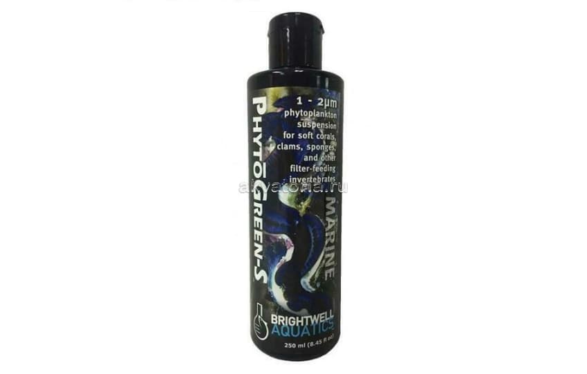 Суспензия фитопланктона Brightwell Aquatics PhytoGreen-S 1-2 мкм, 250 мл