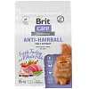 Корм для взрослых кошек Brit Care Cat Anti-Hairball, рыба и индейка, 1,5 кг