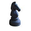 Аквариумная декорация Gloxy Шахматная фигура Конь чёрный