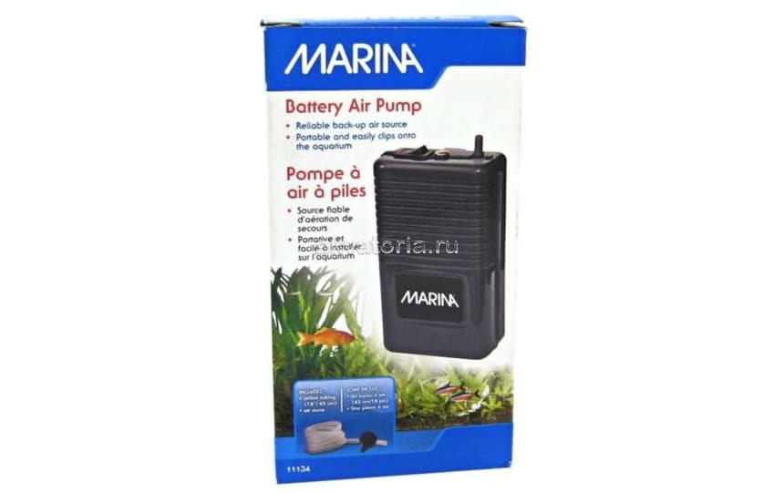 Аквариумный компрессор Hagen Marina Battery Air Pump