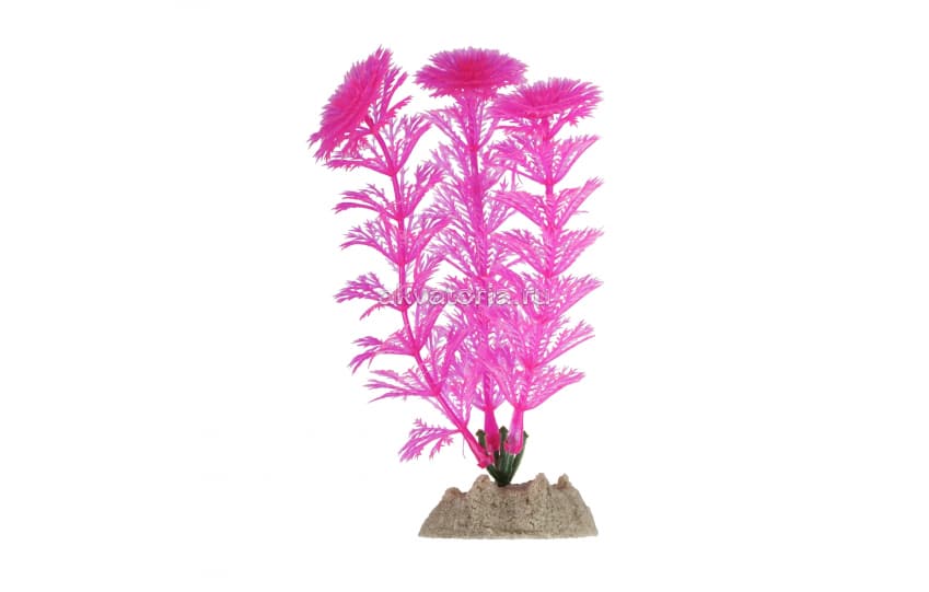 Искусственное растение флуоресцентное Glofish GLO, розовое, 13 см