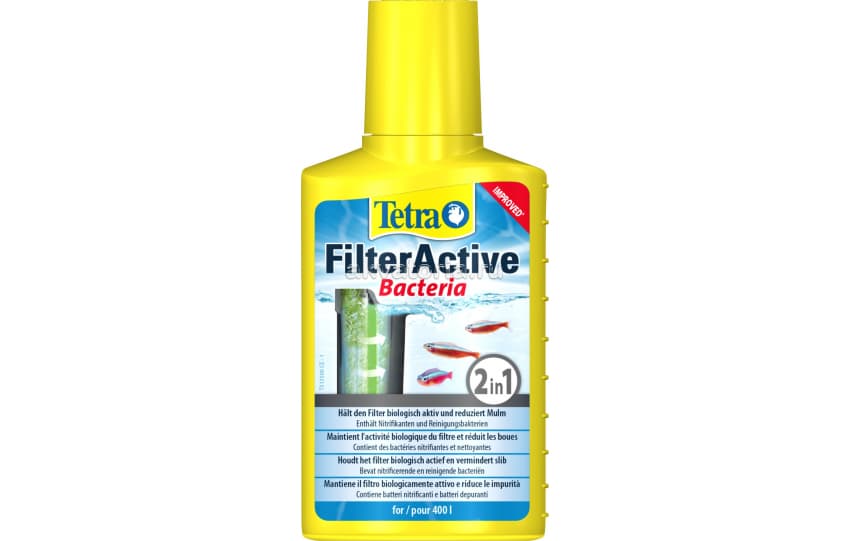 Tetra FilterActive 100 мл на 400 л (Бактериальная культура для подготовки воды)