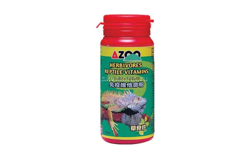 Витамины для травоядных рептилий AZOO, 120 мл