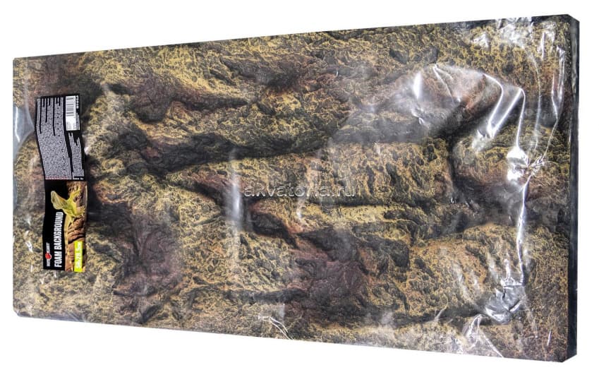 Фон для террариума из пенопласта Repti Planet Backgraund, 58×28,5 см – купить в магазине аквариумов Акватория